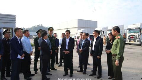 Đồng chí Hoàng Quốc Khánh, Bí thư Tỉnh ủy làm việc với các xã Đồng Đăng, Cao Lộc, Công Sơn, Ba Sơn