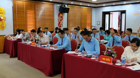 Đại hội Chi bộ Bảo trì công trình xây dựng trực thuộc Đảng bộ Sở Xây dựng, nhiệm kỳ 2025-2027.