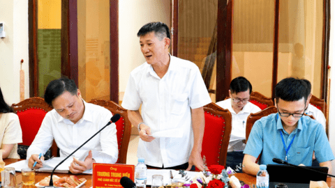 Sở Xây dựng tỉnh Lạng Sơn đón tiếp và làm việc với  Đoàn công tác Viện Công chính và Vận tải Lào